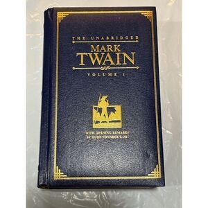 The Unabridged Mark Twain Volume I - Leather Bound/Gilt Edged Pages 1997